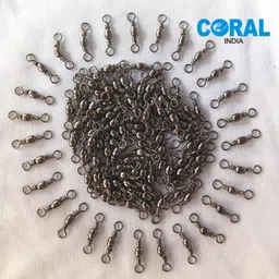 coral india Swivels-5-Pack60 Angling Barrel Swivel image 3