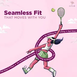 azah Pads For Girls | Heavy Flow Coverage | 12 Hour Leakproof | 275 MM Sanitary Pad image 5