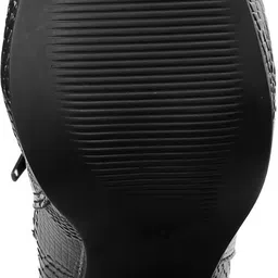 bxxy Black Casual Formal Buckle Ankle Boot For Women With 3.5 Inch Block Heel Height Slip On For Women image 5