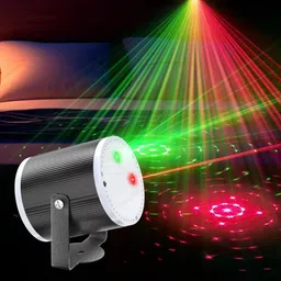drumstone LED Party Light Projector with Red & Green Shower Laser Light image 3