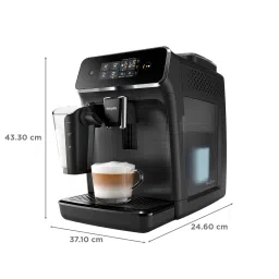 PHILIPS EP2230/10 1500 Watt Automatic Espresso & Cappuccino Coffee Maker with Aroma Strength Settings (Matte Black) image 2