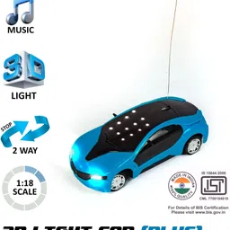 kidzztoys Simulated Model R/C Car with Lights for Kids image 3