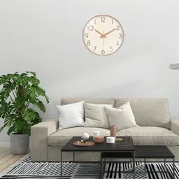 star work Analog 67 cm X 32.5 cm Wall Clock image 3