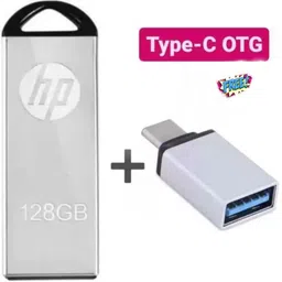 HP RJ A1 V220W 128 GB Pen Drive Compatible with Laptop, Desktop Computer, Audio Player USB 2.0 Metal Case-image-54