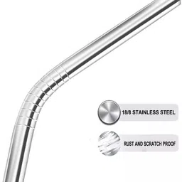 tedred Straight Drinking Straw image 2