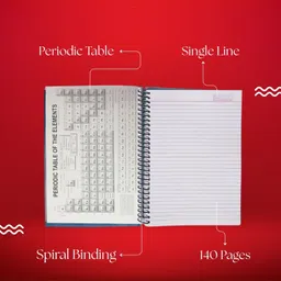 rajesh stationery Soft Cover Spiral Notebook, Memo Notepads Diary Notebook, 11.7 Inch x 8.3 Inch A4 Notebook Unruled 220 Pages image 5