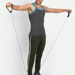 tt Men Solid Green Track Pants image 5