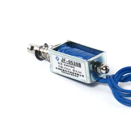 xcluma JF-0530B DC 24V 5N Push-Pull Type DC Solenoid Electromagnet Linear Motion image 2
