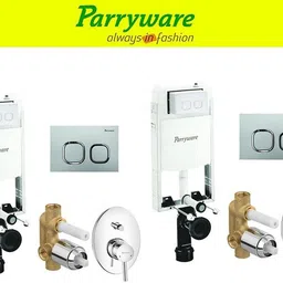 parryware Half Frame Concealed Cistern, with divater body upper part set of 2 pic 370 Dual Flush Tank-picture-18