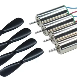 sixohms 4Pcs 3.7V DC 716 Micro Coreless Motors with 30mm Propellers – DIY Kit Electronic Components Electronic Hobby Kit-picture-19