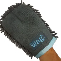 henry wag Microfibre Drying Glove | pet towels water absorbent | pet drying Grooming Gloves for Dog, Cat, Dog & Cat, Hamster, Rabbit image 3