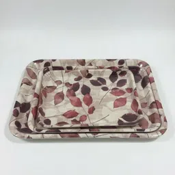 wollongong homes Premium Printed Tray for Serving/Multi-Use Nashta Plate (Small, Medium & Large) Tray-picture-13