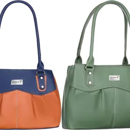 ronty Women Tan, Blue, Green Sling Bag-picture-18