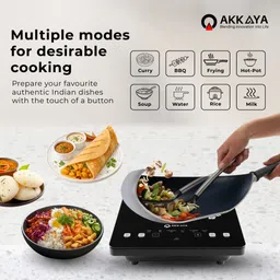 akkaya 2200 W Infrared Cooktop Touch Panel image 2
