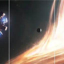 posters Interstellar spaceship Split Wall Poster set of 3 | A4 size Poster for Room decor & Office wall decor art Photographic Paper-picture-47