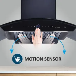 elica PRO PLUS FL BLDC HAC LTW 90 MS NERO Auto Clean Wall Mounted Black 1600 CMH Chimney image 5