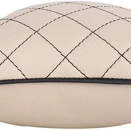 autofit Beige, Black Leather Car Pillow Cushion for Tata image 5