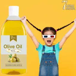 7herbmaya Baby Hair Oil with Olive Oil for Scalp Hydration, Nourishment and Massage Hair Oil-picture-11