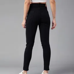lta Women Slim High Rise Black Jeans image 2