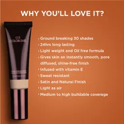 colorbar 24HRS weightless liquid foundation FW 1.1 Foundation image 3
