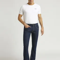 pepe jeans Men Slim Mid Rise Dark Blue Jeans image 4