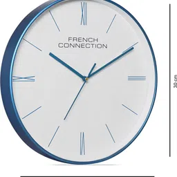 french connection Analog 30 cm X 30 cm Wall Clock image 3