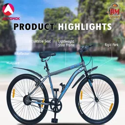 b.m. limited AUTOWOK WICK 85% Installed MTB BIKE SS 18 Inches Frame with Power Brake 26 T (inch) Mountain Cycle image 2