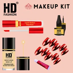 hd fashion Full Makeup Kit Set For Modern Women All in One Waterproof Makeup Kit AIO18 image 2