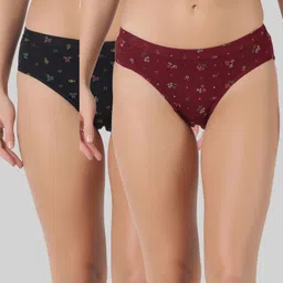 dollar Pack of 2 Women Hipster Multicolor Panty-picture-21