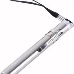 futurewizard portable Mini Flash Light Torches Stainless Steel LED Flashlight Round Moon Shape with Keychain Pen for Camping,Doctors,Dentist, Moon Light Torch Torch-picture-23