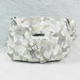 Grey Women Sling Bag Floral 5-image-6
