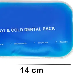 lisamed Mini Hot or Cold Dental Pack for Fever Relief,Dental Care Essentials(Pack of 3) Hot & Cold Pack image 2