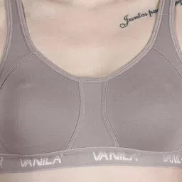 vanila Pack of 2 Women Sports Non Padded Bra image 4