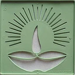 tovaih Set of 12 Rangoli Stencils for Floor Decoration, Diwali Decoration, (4x4 inches) Rangoli Stencil image 4