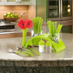sorath Stainless Steel, Plastic Cutlery Set image 3