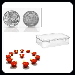Gift Box-2Coin 12Diya-N625 Plastic Gift Box-image-36