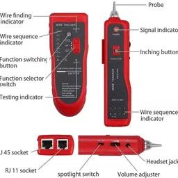 ruhza Multifunctional Line Finder Wire Tracker Cross-Border Network Cable Tester Digital Multimeter image 2