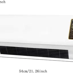 e grow Premium Wall-Mounted Mini AC Room Heater with Remote Control Fast Heating Fan Room Heater image 4