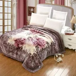 sai store Printed Double Weighted Blanket for Heavy Winter-picture-12