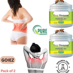 goiez Bee Venom Cream For Morning Stiffness And Joint Pain (pack Of 2) Cream-picture-15