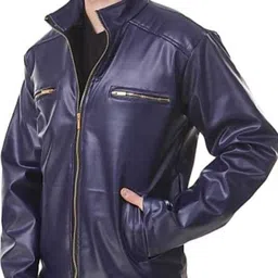 shreyatrend Men Solid Leather Jacket image 4