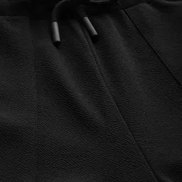 roadster Women Regular Fit Black Cotton Blend Trousers image 4