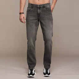 roadster Men Slim Mid Rise Grey Jeans-picture-27