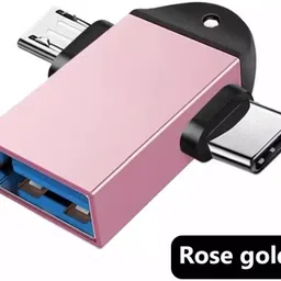 Crystonics USB Type C, Micro USB OTG Adapter image 4