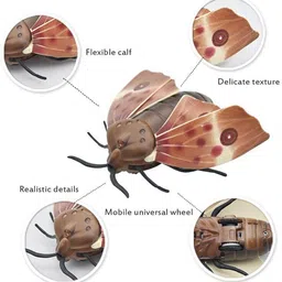 kiditos R/C Moth Remote Control High Simulation Insects Trick-playing Toys, Can't Fly image 3
