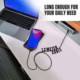 CEDO Lightning Cable 1.2 m 20W PD Fast Charging Type C to Lightning Braided Data Cable image 2