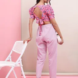 tokyo talkies Casual Puff Sleeves Printed Women Multicolor Top image 3