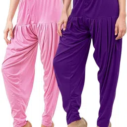 queenscode Viscose Rayon Solid Patiala-picture-19