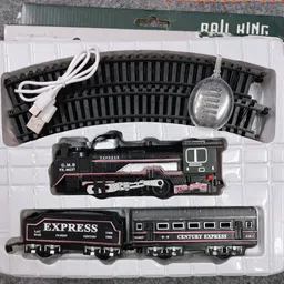 nishitrader Rail King Intelligent Classical Smoke Train & Rechargeable image 4