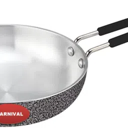 carnival Aluminium Coating Frypan/Dosa Tawa/Egg Pan Pure Virgin Aluminium Fry Pan 20 cm diameter 1 L capacity-picture-33